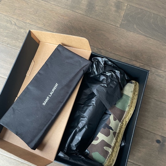 Authentic Saint Laurent Camouflage Espadrilles - Picture 3 of 11